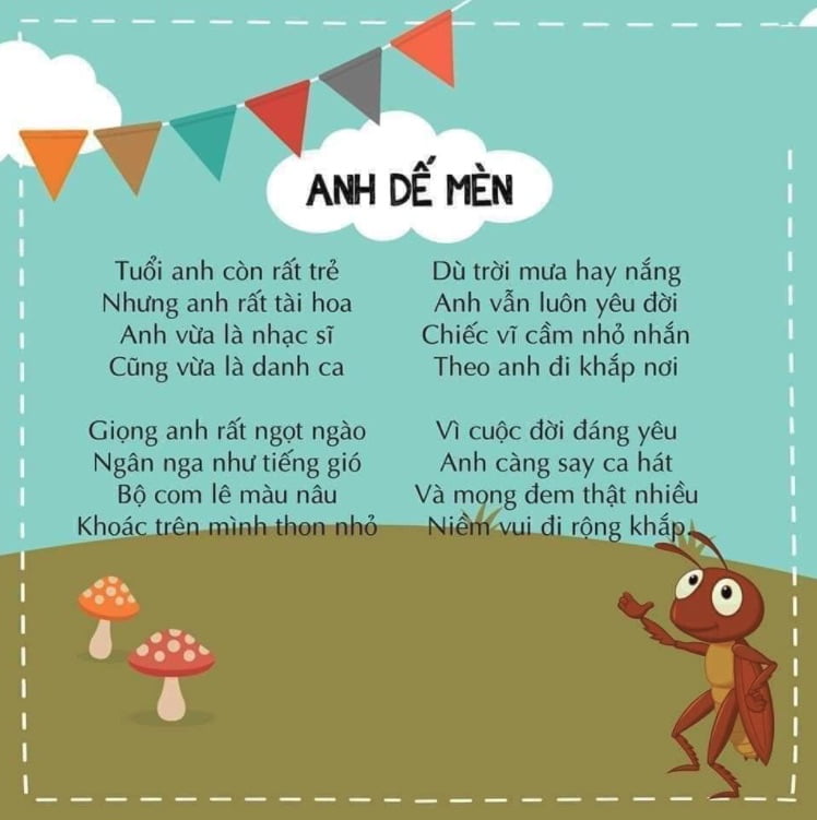 Bài thơ Anh dế mèn (Nguyễn Lãm Thắng)