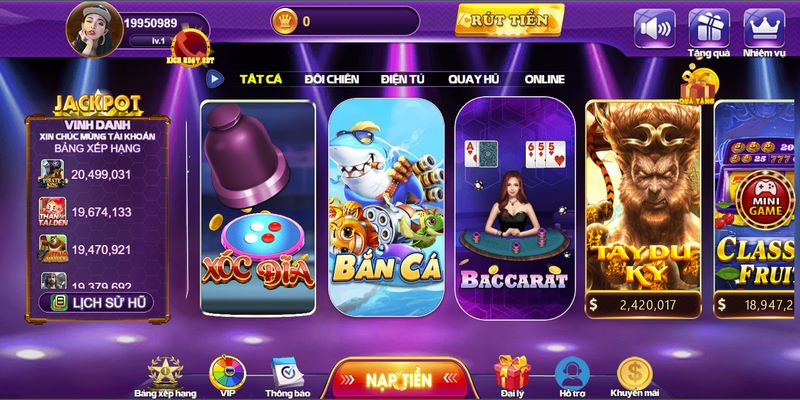 Bắn cá đại dương là trò chơi hấp dẫn trên 68gamebai